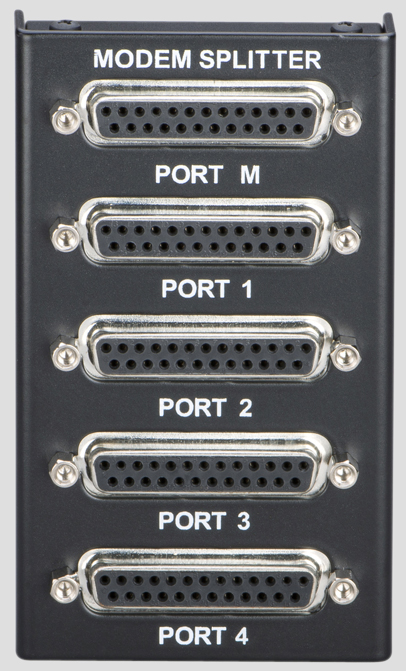 Standalone DB25 Modem Splitter view