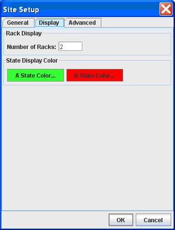SwitchCenter site setup display